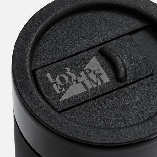 Кружка Nabo с силиконовым держателем, черная