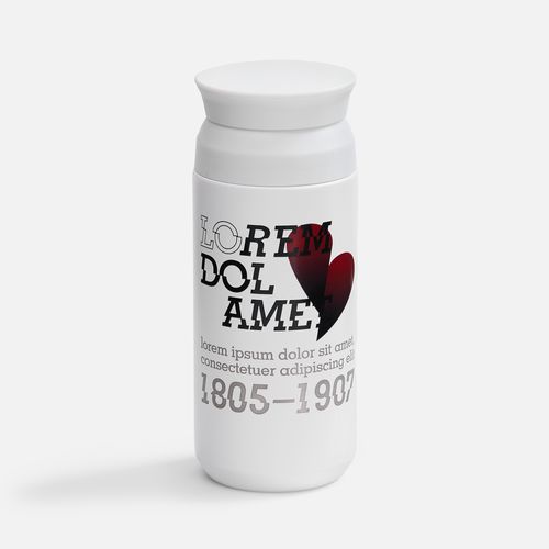 Термостакан Bau с ситечком, белый