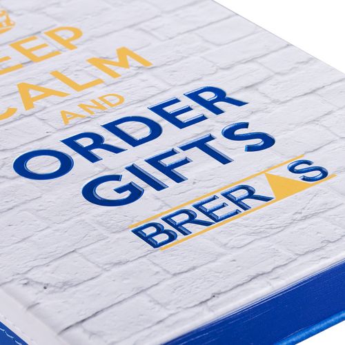 Ежедневник Butterfly, недатированный, белый с синим