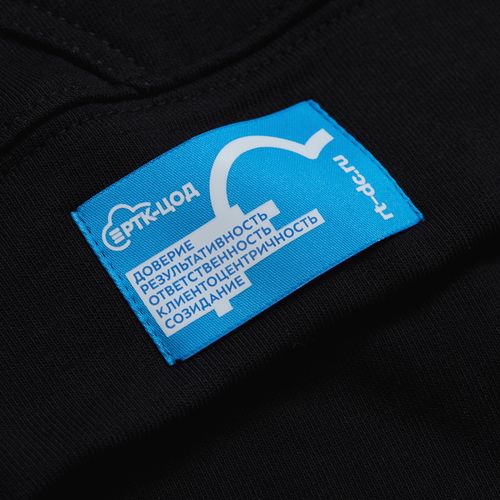 Худи оверсайз унисекс Outshine, черное