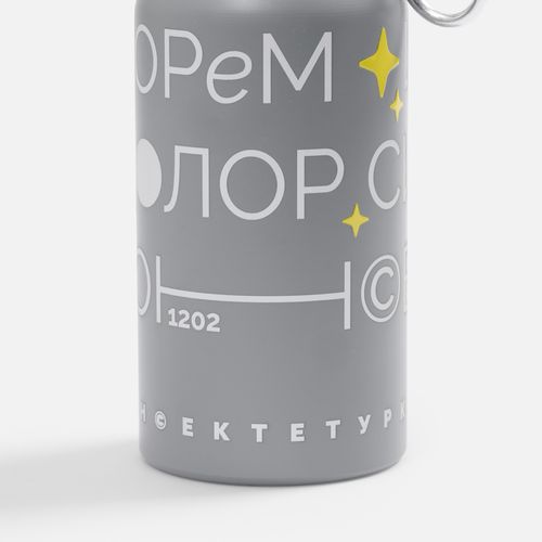 Бутылка для воды Funrun 400, серая
