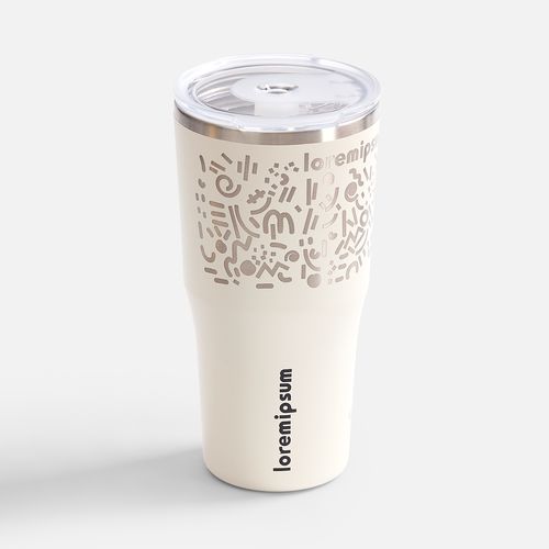 Термостакан Sapporo М, белый (молочный)