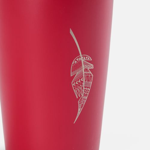 Термостакан с двумя поильниками Duetta, красный