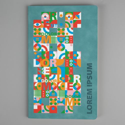 Блокнот Luba, бирюзовый