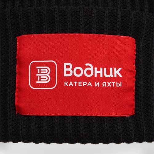 Лейбл тканевый Epsilon, XL, красный