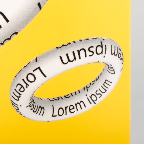 Термос с ситечком Percola, желтый