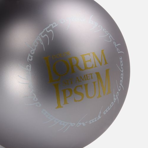 Елочный шар Finery Matt, 8 см, матовый серебристый