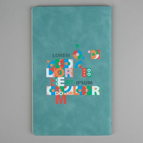 Блокнот Luba, бирюзовый