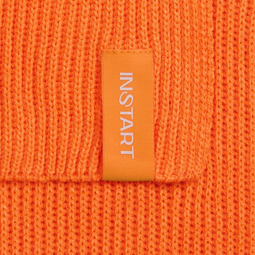 Лейбл тканевый Epsilon, S, оранжевый