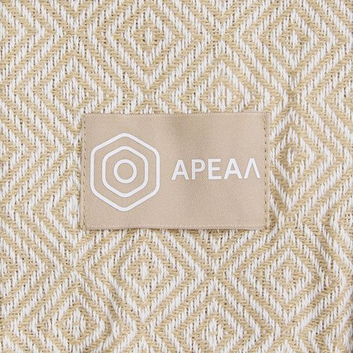 Лейбл тканевый Epsilon, M, бежевый