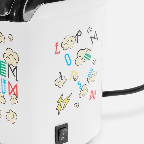 Машина для приготовления попкорна Crisp Twist, белая