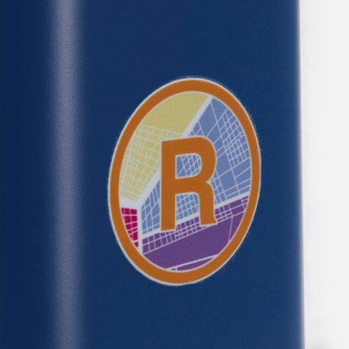 Беспроводная колонка с подсветкой гравировки Glim, синяя