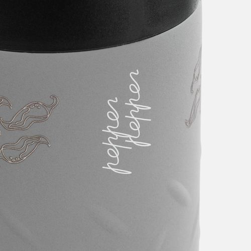 Термостакан Hard Work, серый