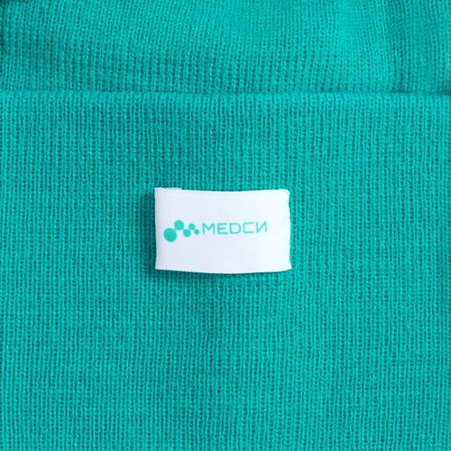 Лейбл тканевый Epsilon, XXS, белый