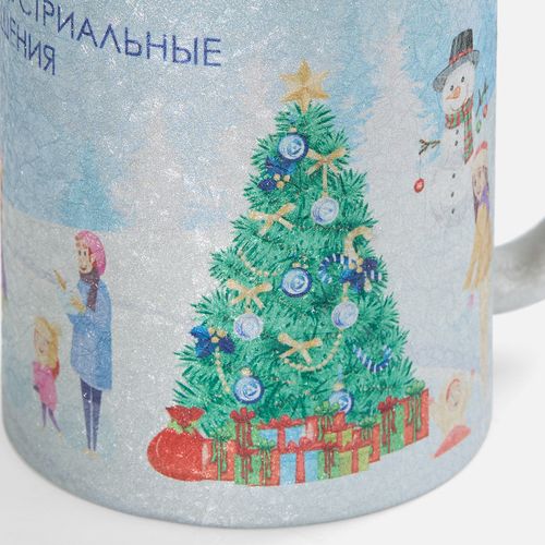 Кружка для сублимационной печати Sagredo, серебристая