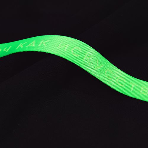 Стропа текстильная Fune 25 S, зеленый неон, 40 см