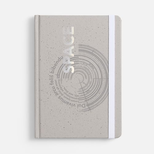 Блокнот Lactonica, серый