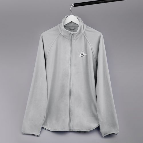 Куртка флисовая унисекс Fliska, светло-серая