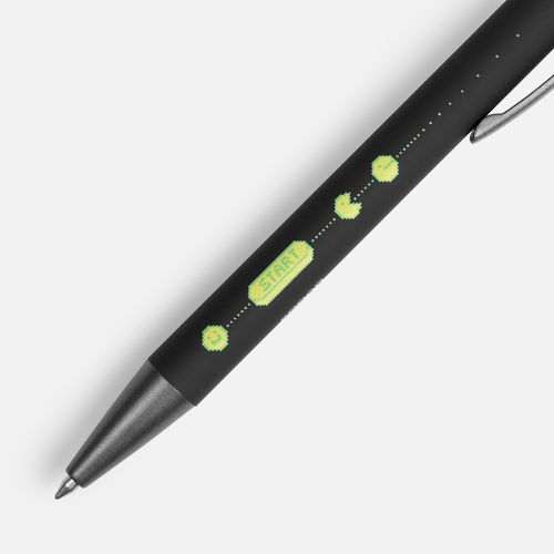 Ручка шариковая Atento Soft Touch Stylus со стилусом, черная