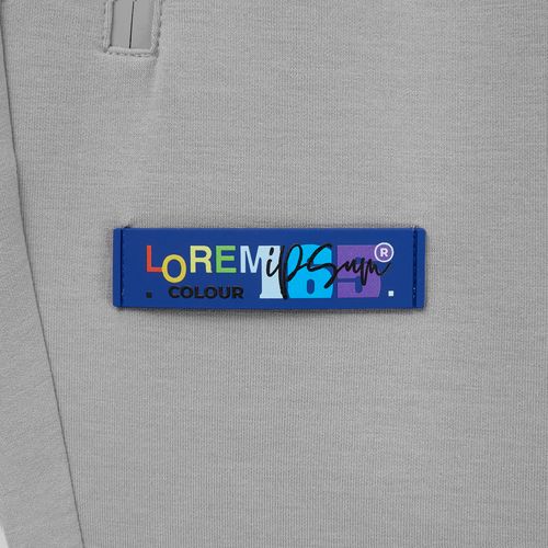 Лейбл из ПВХ Tarea, синий