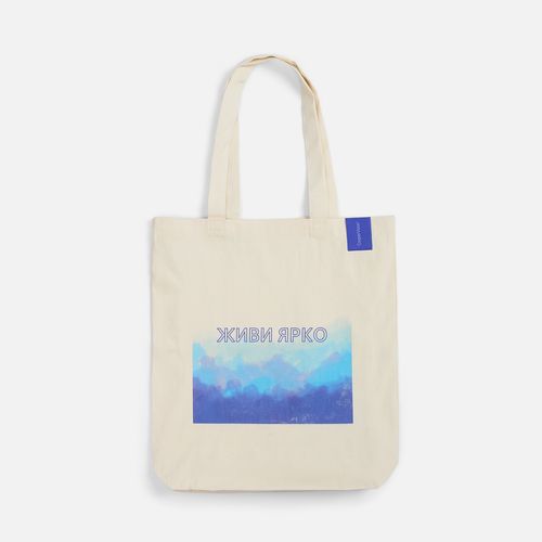 Лейбл тканевый Epsilon, M, белый