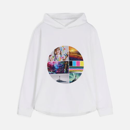 Худи унисекс Morfiss, белое