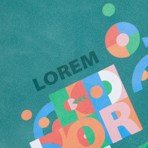 Блокнот Luba, бирюзовый