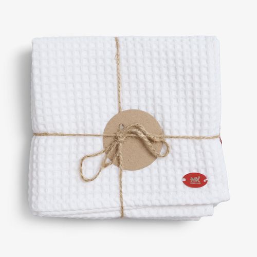 Набор кухонных полотенец Good Wipe, белый с красным