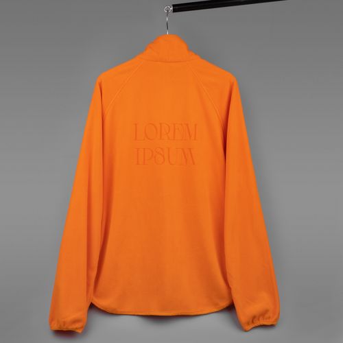 Куртка флисовая унисекс Fliska, оранжевая