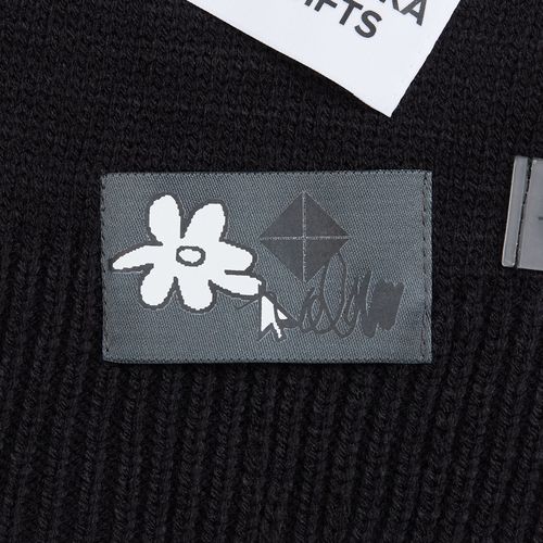 Лейбл тканевый Epsilon, M, темно-серый