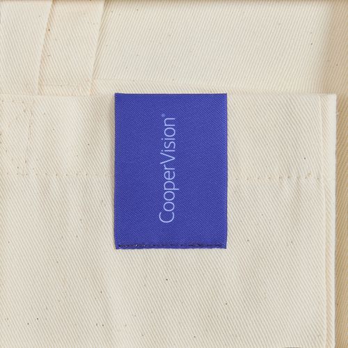 Лейбл тканевый Epsilon, M, белый