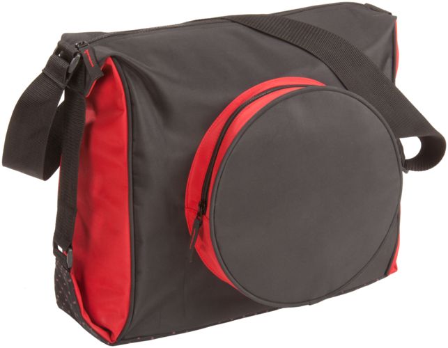 Сумка UNIT SPORT, черная с красным