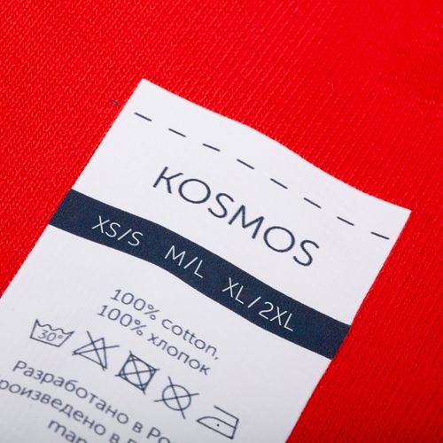 Свитшот унисекс Kosmos 2.0, красный