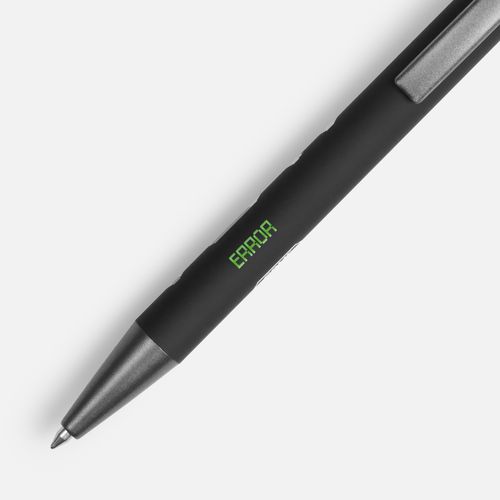 Ручка шариковая Atento Soft Touch Stylus со стилусом, черная