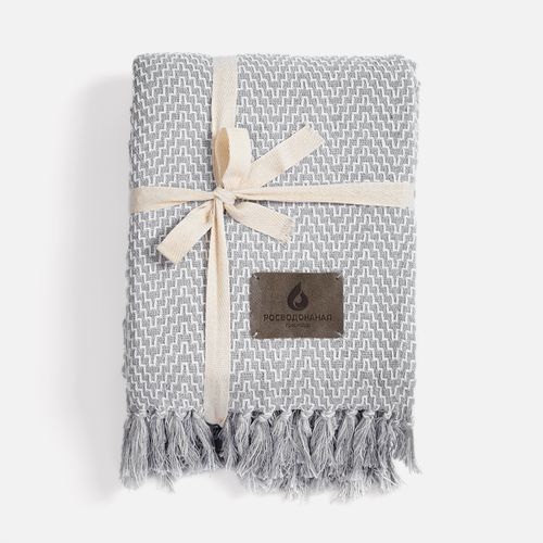 Плед Saltoro, светло-серый