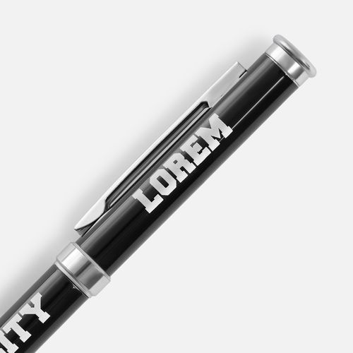 Ручка шариковая Finn Chrome, черная