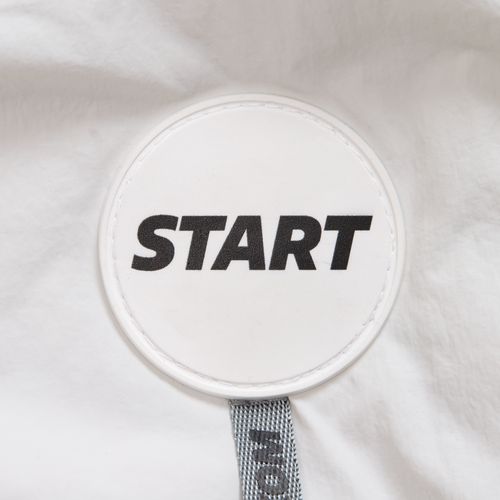 Лейбл из ПВХ Dzeta Round, L, белый