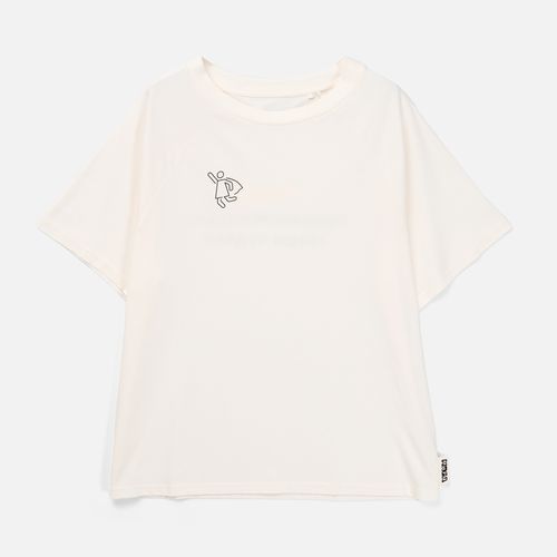 Футболка унисекс оверсайз T2, молочно-белая