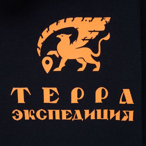 Толстовка на молнии с капюшоном Siverga Heavy 2.0, темно-синяя