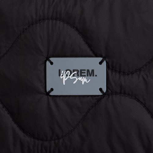 Лейбл из ПВХ Kreta, S, серый