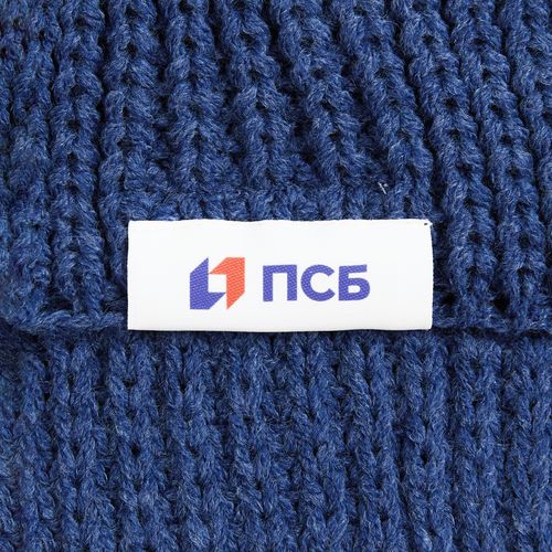 Лейбл тканевый Epsilon, L, белый