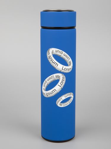 Термос с ситечком Percola, синий