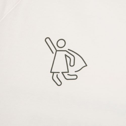 Футболка унисекс оверсайз T2, молочно-белая