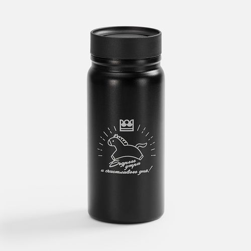 Термостакан Hardproof, черный