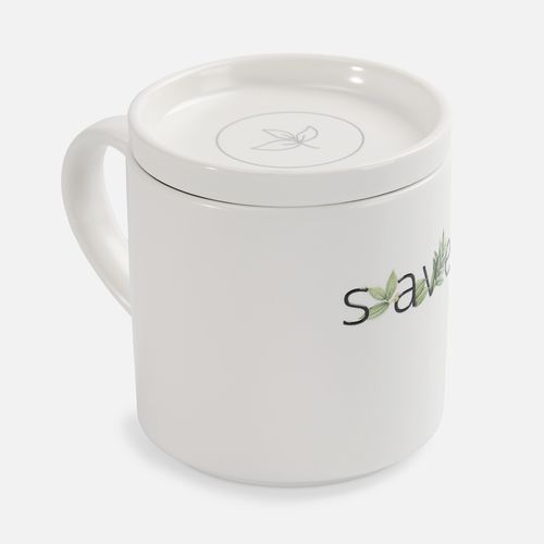 Беспроводное зарядное устройство с подогревом кружки Hot Task, белое