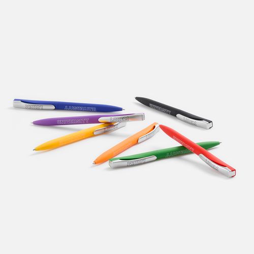 Ручка шариковая Pin Soft Touch, красная