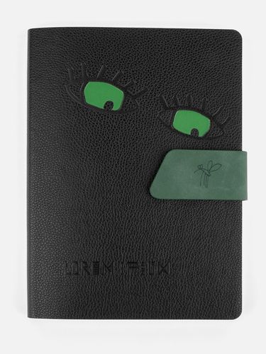 Ежедневник Boom, недатированный, черный с зеленым