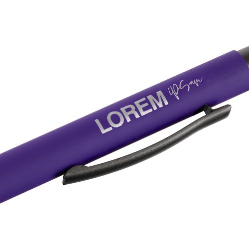 Ручка шариковая Atento Soft Touch, фиолетовая