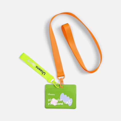 Застежка-карабин Snap Hook, M, оранжевый неон