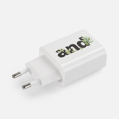 Беспроводное зарядное устройство с подогревом кружки Hot Task, белое